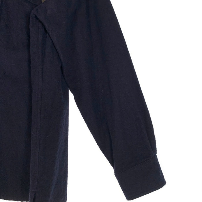 ST.JOHN’S BAY セントジョンズベイ フランネルシャツ プレーン ネイビー Size M 福生店