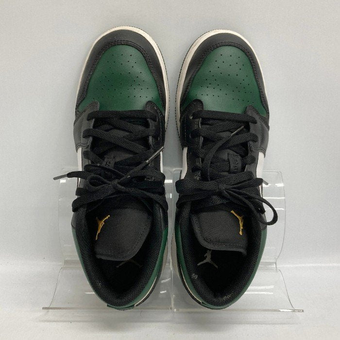 NIKE ナイキ AIR JORDAN 1 エアジョーダン1 RETRO LOW GS "GREEN TOE" 553560-371 ブラック グリーン size24cm 瑞穂店