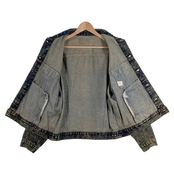 80's Levi's リーバイス 70507-0217 ケミカルウォッシュ デニムトラッカージャケット インディゴ Size XL 福生店