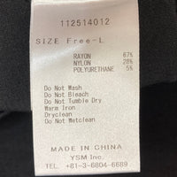 Darich ダーリッチ 25SS シルエットカット ミニワンピース ブラック 112514012 Size F 瑞穂店