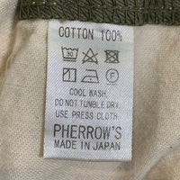 Pherrow's フェローズ U.S.C.ARMY チノトラウザーパンツ オリーブ Size 34 福生店