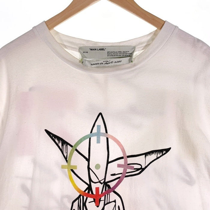 OFF-WHITE オフホワイト 20SS FUTURA フューチュラ Oversized Fit Alien T-Shirt エイリアン グラフィックプリントTシャツ ホワイト OMAA038S20185050 Size M 福生店
