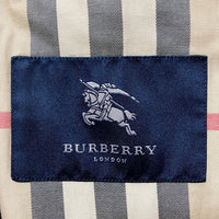 BURBERRY バーバリー LONDON 中綿ライナー付き ジップアップ コート グレー sizeM※ライナー襟元汚れあり 瑞穂店