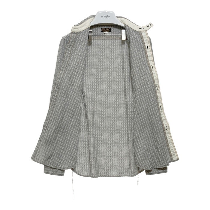 JELADO ジェラード ANTIQUE GARMENTS 総柄 コットン 長袖シャツ グレー size15 瑞穂店
