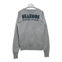 STUDIO D'ARTISAN ステュディオダルチザン S.D.NAVY プリント スウェットトレーナー グレー sizeS 瑞穂店