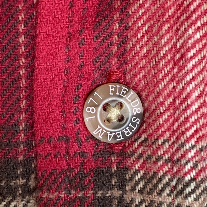 FIELD & STREAM フィールド アンド ストリーム 長袖 オンブレ チェック シャツ レッド Size XL-TALL 福生店