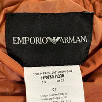 EMPORIO ARMANI エンポリオアルマーニ リバーシブル ナイロン ジップアップパーカー I1R630 Size 52 福生店