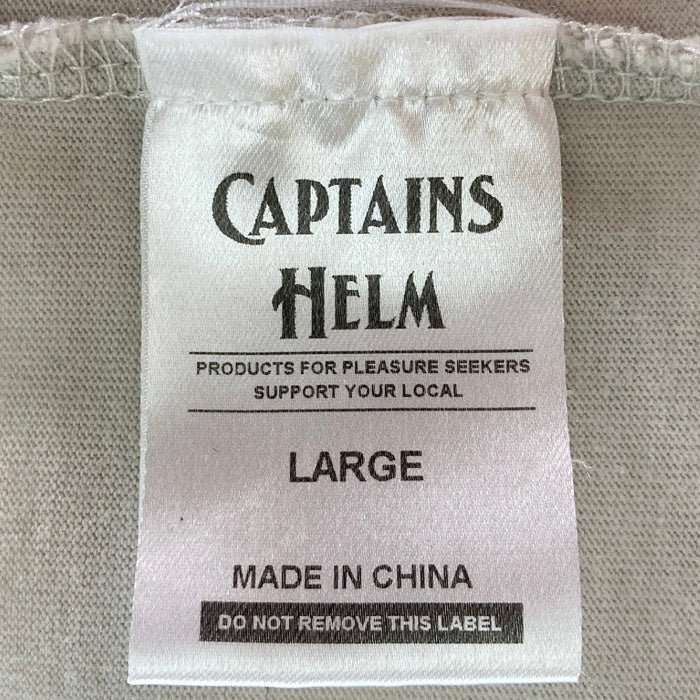 CAPTAINS HELM キャプテンズヘルム BONNIE CLYDE ボニー クライド 長袖Tシャツ グレー sizeL 瑞穂店