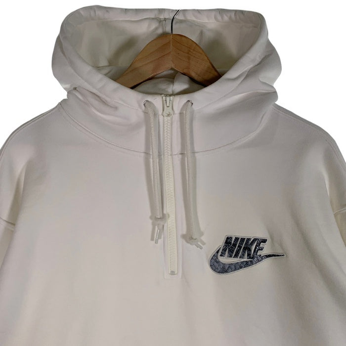 SUPREME シュプリーム 21SS NIKE ナイキ Half Zip Hooded Sweatshirt ハーフジップ スウェットパーカー ホワイト DB2842-133 Size XL 福生店