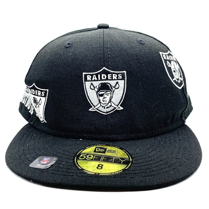 NEW ERA ニューエラ JUST DON ジャスト ドン 59FIFTY LAS VEGAS RAIDERS ラスベガス レイダース ベースボール キャップ ブラック Size 8 (63.5cm) 福生店