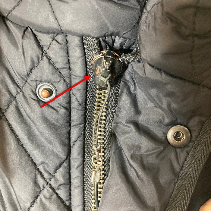 BURBERRY BRIT バーバリーブリット キルティングジャケット ブラック sizeS※ジップスライダー欠損 瑞穂店