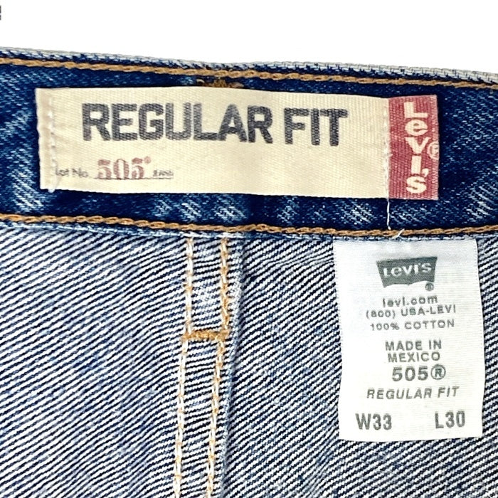 Levi's リーバイス 505 メキシコ製 ボタン裏322M デニムパンツ インディゴ size33 瑞穂店