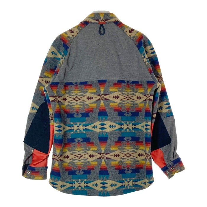 JUNYA WATANABE MAN ジュンヤワタナベ マン WJ-B002 AD2022 PENDLETON ペンドルトン ネイティブ柄 シャツジャケット ネイビー sizeS 瑞穂店