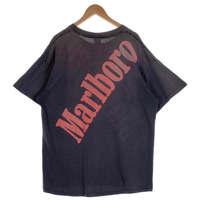 90's Marlboro マルボロ バックプリント ポケットTシャツ チャコール DELTA USA製 Size XL 福生店