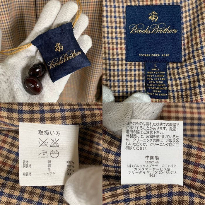 Brooks Brothers ブルックスブラザーズ コーデュロイ 3B テーラードジャケット ブラウン カジュアル Size L 福生店