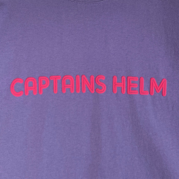 CAPTAINS HELM キャプテンズヘルム Under The Influence TEE 発砲プリント Tシャツ パープル CH22-SS-T13 Size M 福生店