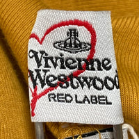 Vivienne Westwood ヴィヴィアンウェストウッド RED LABEL レッドレーベル チェーン風プリント 変形カットソー イエロー sizeS 瑞穂店