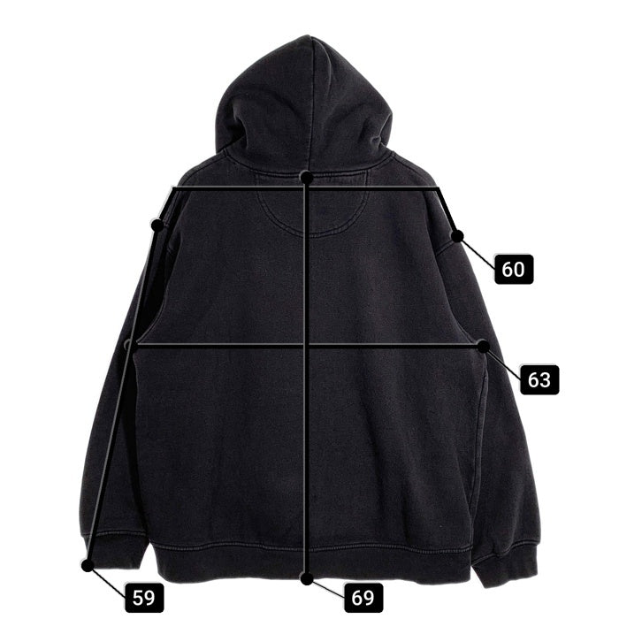 90's JOE COOL スヌーピープリント プルオーバースウェットパーカー ブラック Size 2XL 福生店