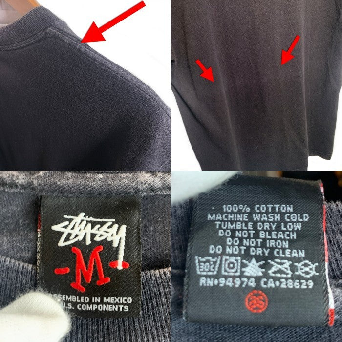 00's STUSSY ステューシー Galactic Wars Japan Edition 半袖 Tシャツ ブラック Size M 福生店