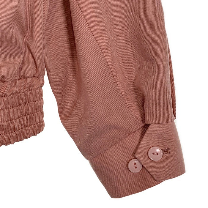 Dry Bones ドライボーンズ レーヨン ジップアップジャケット ピンク 肩パッド Size 38 福生店