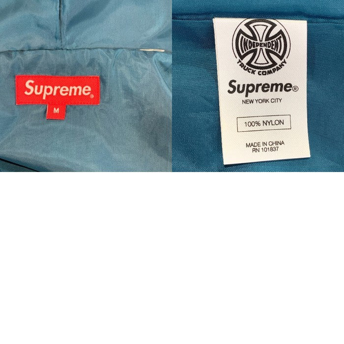 SUPREME シュプリーム 17AW Independent インデペンデント Nylon Anorak ナイロン アノラック プルオーバーパーカー Slate Size M 福生店