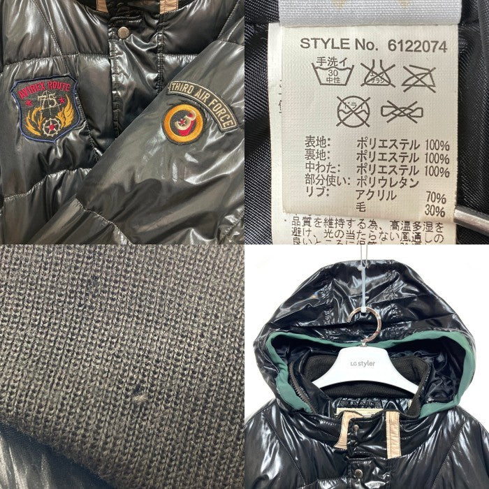 AVIREX アヴィレックス 6122074 中綿ジャケット ブラック size5L 瑞穂店