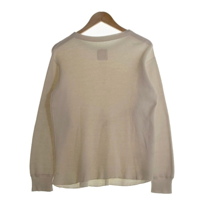 80's U.S.ARMY 米軍 サーマルシャツ 長袖 ロングスリーブ ロンT ホワイト 8415-00-270-2014 Size L 福生店