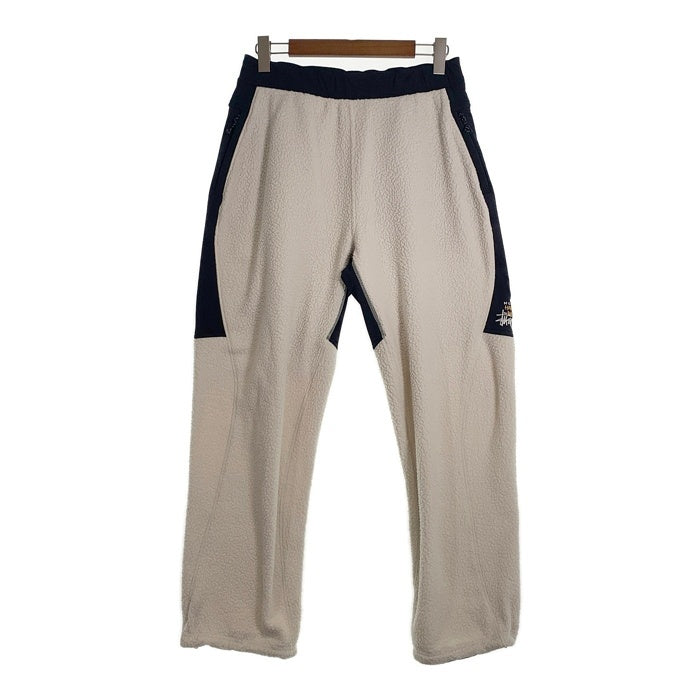 STUSSY ステューシー MOUNTAIN HARDWEAR マウンテンハードウェア フリースパンツ ホワイト ブラック Size M 福生店