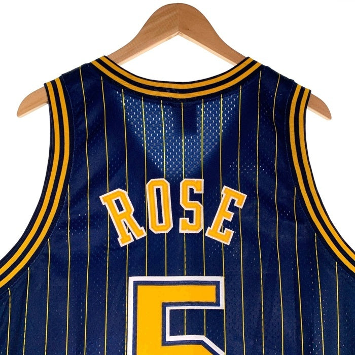 NIKE ナイキ NBA Indiana Pacers インディアナ・ペイサーズ Jalen Rose ジェイレンローズ タンクトップ ネイビー イエロー Size XL 福生店