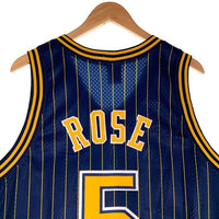 NIKE ナイキ NBA Indiana Pacers インディアナ・ペイサーズ Jalen Rose ジェイレンローズ タンクトップ ネイビー イエロー Size XL 福生店