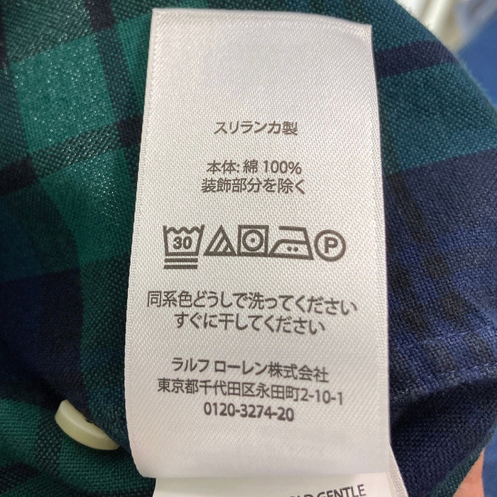 RALPH LAUREN ラルフローレン BEAMS別注 チェックシャツ グリーン sizeXXL 瑞穂店