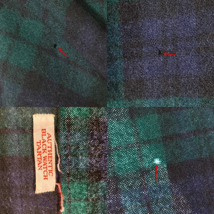 PENDLETON ペンドルトン 70's USA製 ウールシャツ 片ポケット ブラックウォッチ グリーン×ブルー sizeM 瑞穂店