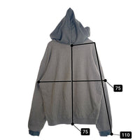 STABRIDGE スタブリッジ ULTRA HOODIE LIGHT 10th Anniv.Edition ウルトラフーディーライト プルオーバーパーカー グレー Size L 福生店