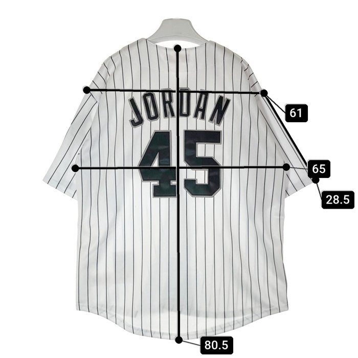 Mitchell&Ness ミッチェルアンドネス 1994 シカゴ・ホワイトソックス マイケル・ジョーダン COOPERSTOWN COLLECTION ゲームシャツ ホワイト size52 瑞穂店