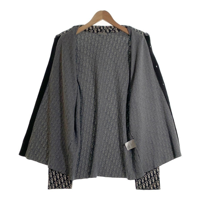Christian Dior クリスチャンディオール Oblique Overshirt 長袖 ロングスリーブ オブリーク ジャガード オーバーシャツ ネイビー ホワイト 023M550AT099 Size XL 福生店