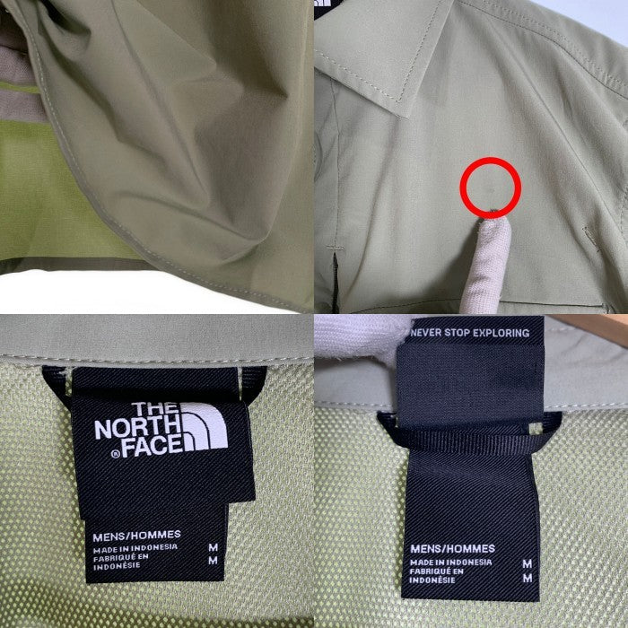 THE NORTH FACE ノースフェイス Sniktau Long-Sleeve Sun Shirt ロングスリーブシャツ 内メッシュ スナップボタン ライトグリーン NF0A7WO4 Size M 福生店