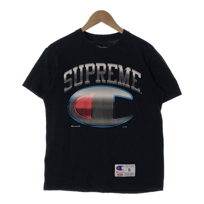 SUPREME シュプリーム 19SS Champion チャンピオン Chrome S/S Top クローム ショートスリーブトップ ブラック Size S 福生店