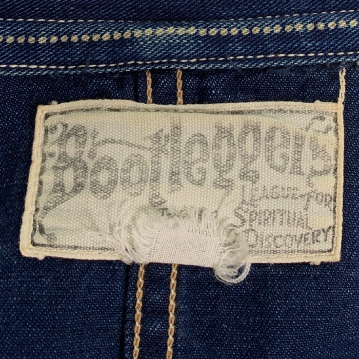 BOOTLEGGERS ブートレガース ウォバッシュストライプ デニムカバーオール インディゴ チェンジボタン Size 38 福生店