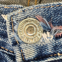 90's DENIME ドゥニーム ボタンフライ 赤耳 セルビッチ デニムパンツ ライトブルー D-HG1118 Size W33 福生店