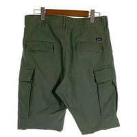 DESCENDANT ディセンダント ミリタリーカーゴショーツ ショートパンツ グリーン 裾カットオフ Size 3 福生店