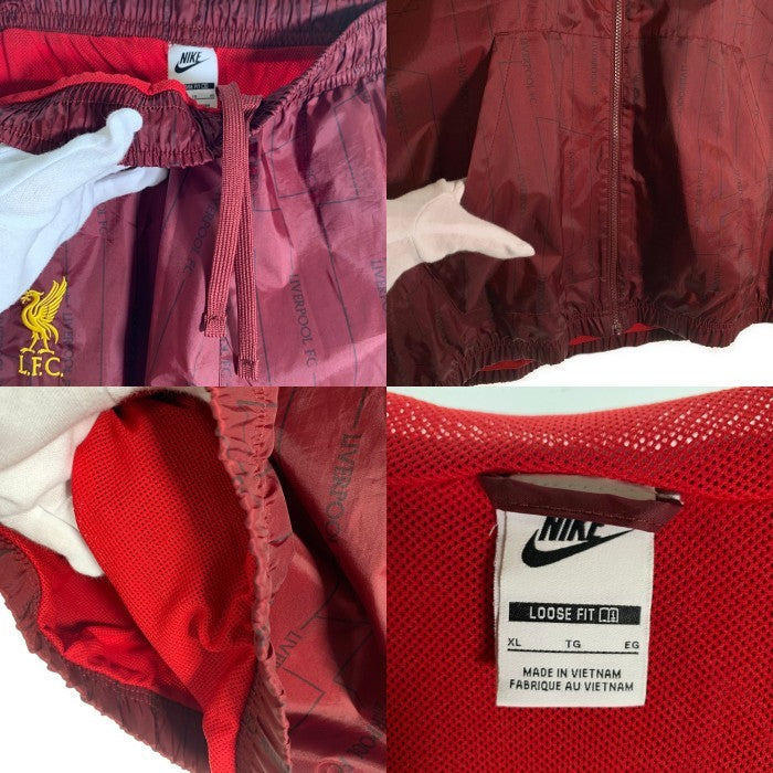 NIKE ナイキ リヴァプール NSW ウーブン フーディ トラックスーツ 上下セット ダークレッド FQ3039-619 Size XL 福生店