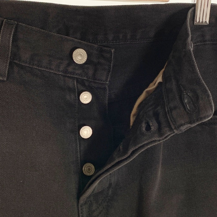 Levi's PREMIUM リーバイス プレミアム EDIFICE エディフィス別注 501 BIGE ブラックデニム テーパードパンツ A6738-0000 Size 30×28 福生店