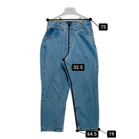 HUF ハフ 5ポケット ワイドデニムパンツ ライトインディゴ size28 瑞穂店