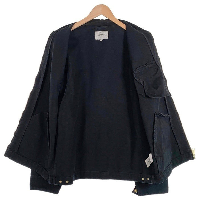 Carhartt WIP カーハートワークインプログレス DETROIT JACKET デトロイトジャケット ダック地 裏地なし ブラック I034819.00E Size XL 福生店