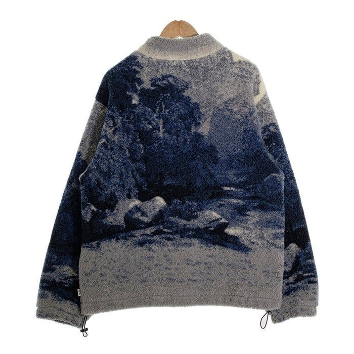 SNS Sneakersnstuff ジップアップ フリース ジャケット ブルー タイダイ Size L 福生店