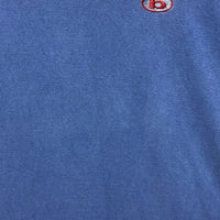 bitch skatebords ビッチ スケートボードズ 90's 首元ストライプ 胸ワンポイント Tシャツ ブルー sizeL 瑞穂店