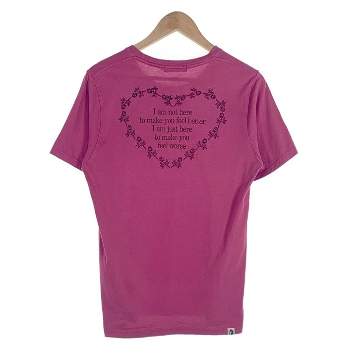 HYSTERIC GLAMOUR ヒステリックグラマー COURTNEY LOVE コートニーラブ フォトプリントTシャツ ピンク 0201CT13 Size M 福生店