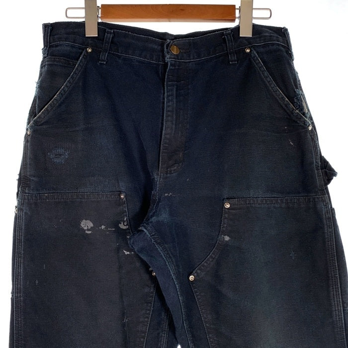 Carhartt カーハート ダック ダブルニーペインターパンツ ブラック MADE IN THE USA Size 34×32 福生店