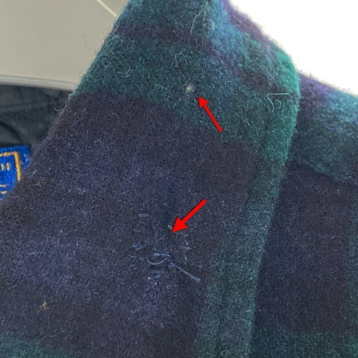 PENDLETON ペンドルトン 70's USA製 ウールシャツ 片ポケット ブラックウォッチ グリーン×ブルー sizeM 瑞穂店