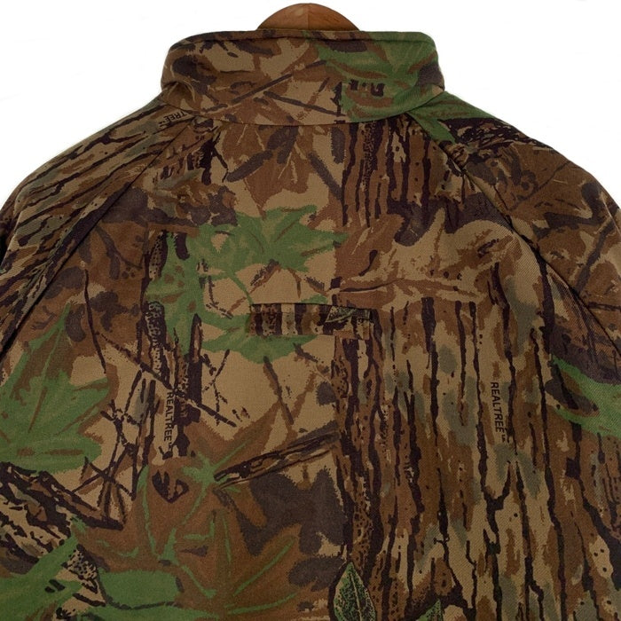 80~90's L.L.Bean エルエルビーン MAINE GUIDE リアルツリー プリマロフト ジップアップジャケット 中綿 USA製 Size M-R 福生店